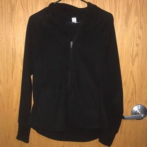 Black fleece jacket
